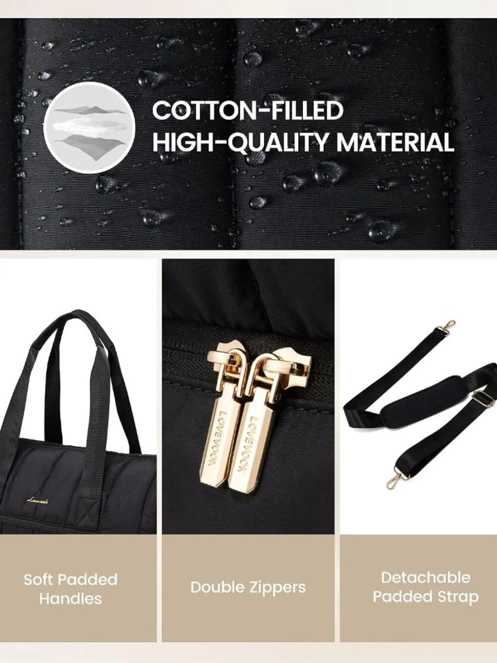 Travel Duffle Bag Women,Weekender Hospital Bag for Labor Delivery_8